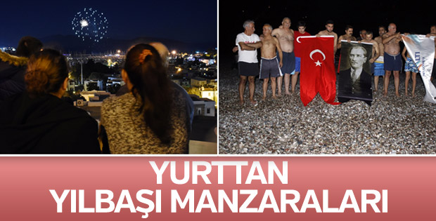Yurt genelinde yılbaşı coşkusu