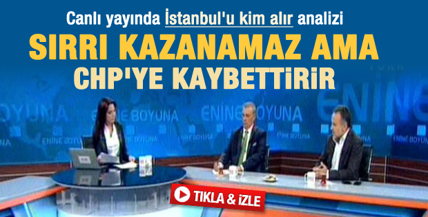 Türköne: Sırrı Süreyya CHP'ye kaybettirir - izle