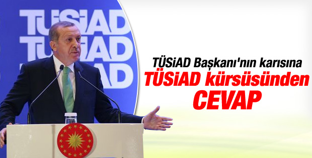 Erdoğan'dan TÜSİAD Başkanı'na cevap İZLE