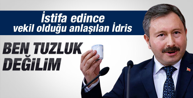 İdris Bal: Tuzluk lafına en çok ben alındım
