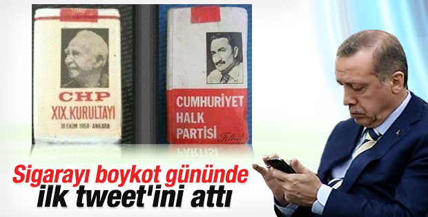 Cumhurbaşkanı Erdoğan ilk tweetini attı