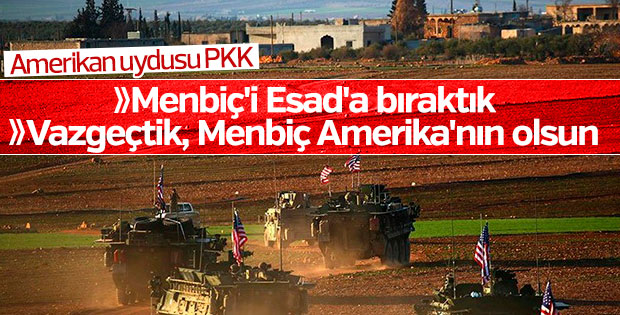 PKK Menbiç'i şimdi de ABD'ye bırakıyor