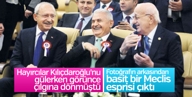 Kılıçdaroğlu'na kahkaha attıran fotoğraf