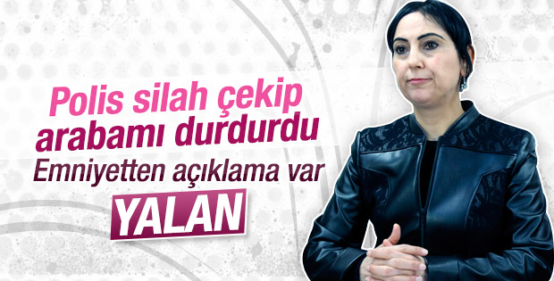 Figen Yüksekdağ'ın 'polis silah çekti' iddiasına cevap
