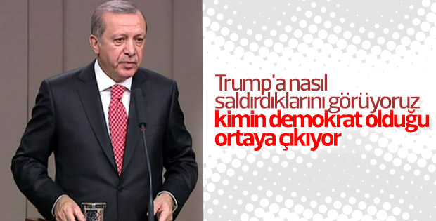 Cumhurbaşkanı Erdoğan'dan Trump yorumu