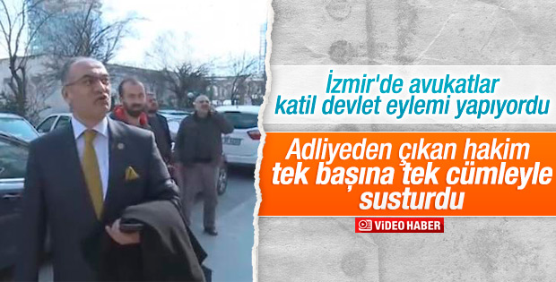 İzmir'de hakimden PKK'lı avukatlara tepki