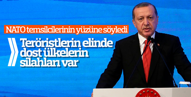 Cumhurbaşkanı Erdoğan NATO temsilcilerine seslendi