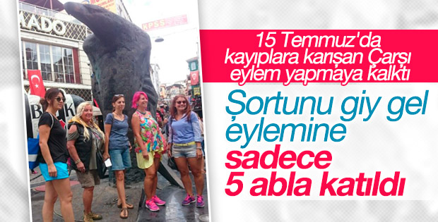 Beşiktaş'ta şortunu giy gel eylemi