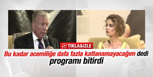 Uğur Dündar ses sorununa isyan edip programı bitirdi İZLE