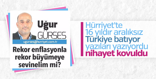 Uğur Gürses Hürriyet'ten kovuldu