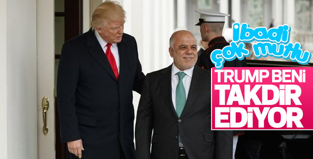 İbadi Beyaz Saray'da Trump ile görüştü