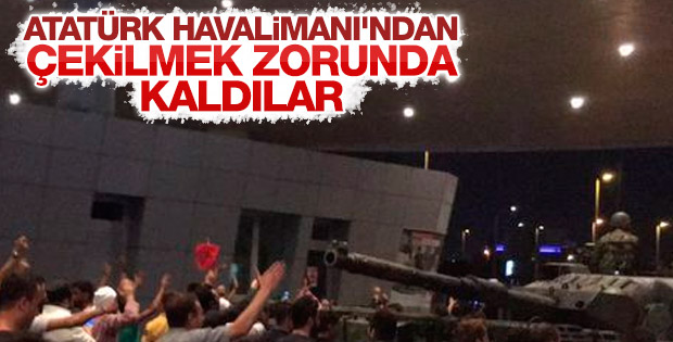 Askerler Atatürk Havalimanı'ndan çekildi