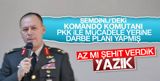Bolu Komando Tugay Komutanına Şemdinli'de gözaltı