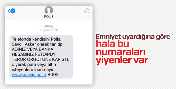 Polis uyarıyor: FETÖ/PDY dolandırıcılarına dikkat