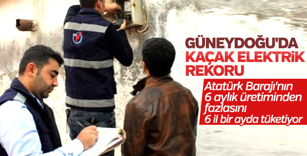 Güneydoğu'da enerjide tüketim rekoru