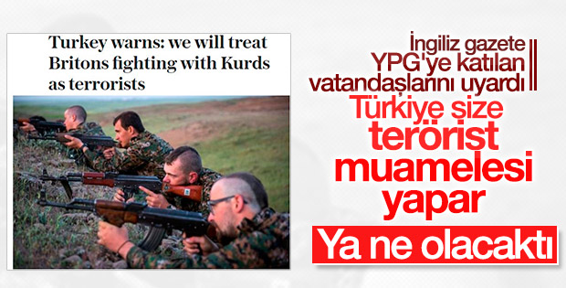 YPG'ye katılan İngilizleri korku sardı