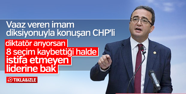 CHP sözcüsü Bülent Tezcan Cumhurbaşkanı'na hakaret etti