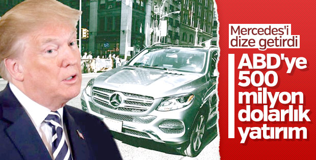 Mercedes ABD'de üretim hattı açtı