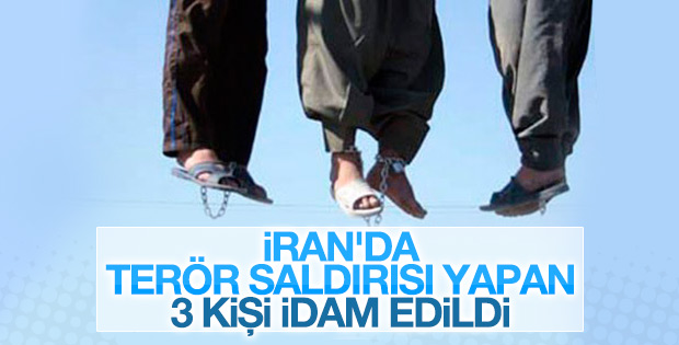 İran'da terör saldırısı gerçekleştiren 3 kişi idam edildi
