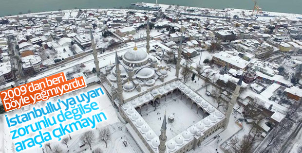 İstanbullulara kar uyarısı