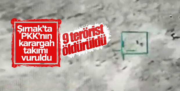 Şırnak'ta 9 terörist öldürüldü