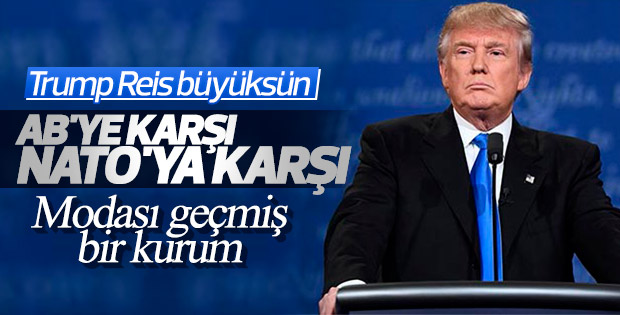 Trump NATO'ya karşı