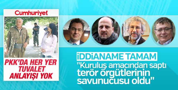 Cumhuriyet gazetesi iddianamesi tamamlandı