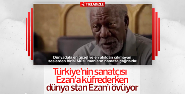 Morgan Freeman'dan ezan denemesi