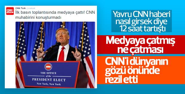 CNN Türk, Trump'ın CNN'e çaktığı haberi çarpıttı