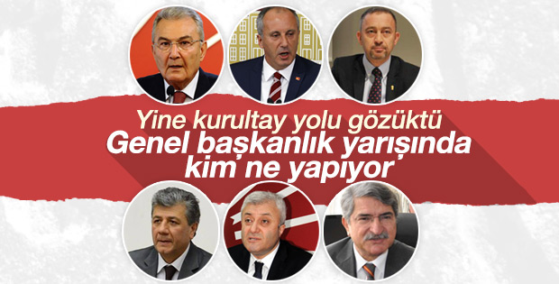 CHP'de genel başkanlık yarışı