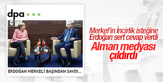 Alman medyası Erdoğan - Merkel görüşmesini yazdı