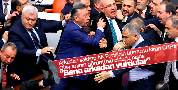 CHP'li Niyazi Nefi Kara'nın yumruk savunması