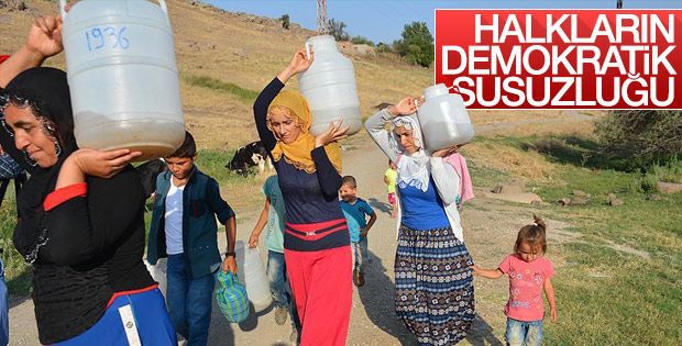 Diyarbakır'ın Yeşilvadi sakinleri 4 yıldır susuz yaşıyor