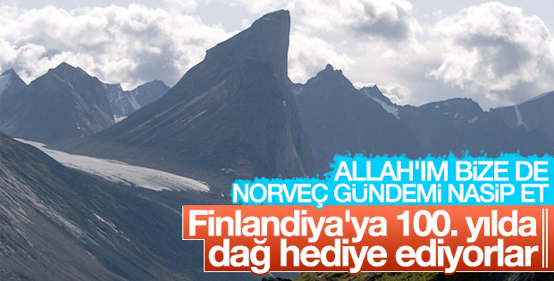 Norveç'ten Finlandiya'ya 100. yıl hediyesi: Dağ