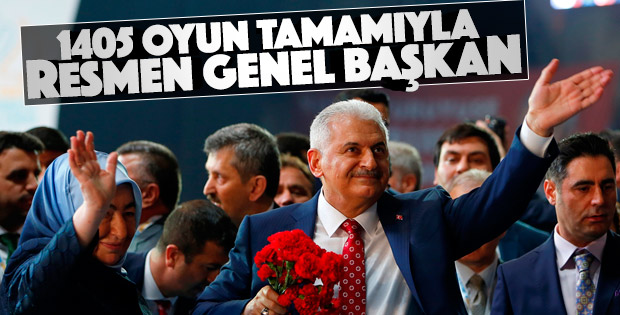 Binali Yıldırım resmen genel başkan seçildi