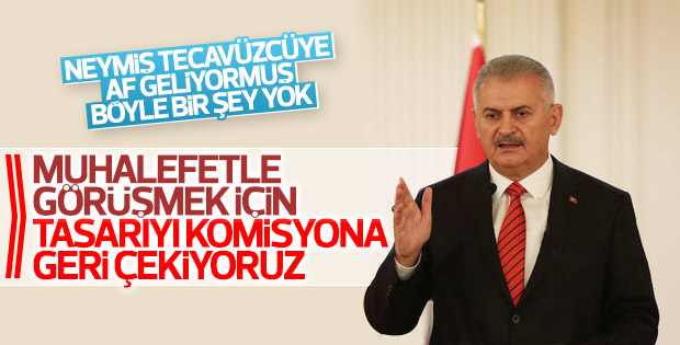 Yıldırım erken yaşta evlilik önergesi hakkında konuştu