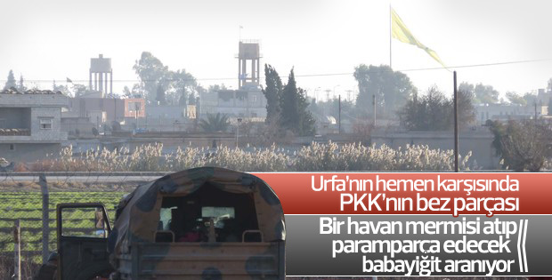PKK/PYD'den Türkiye sınırında flamalı tahrik