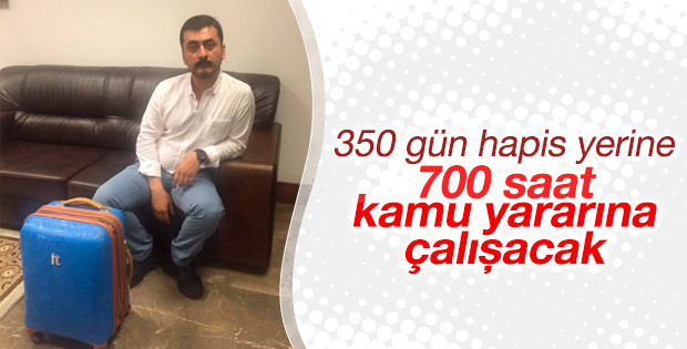 CHP'li Erdem'e kamuya yararlı işte çalıştırılma cezası