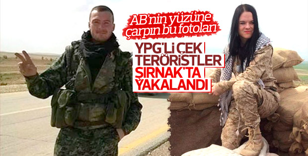 Şırnak’ta yakalanan Çek vatandaşı YPG'lilerin itirafları