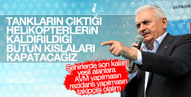 Binali Yıldırım: Akıncı Üssü kapatılacak