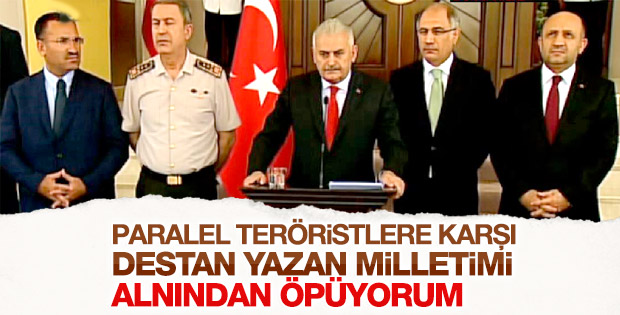 Başbakan Binali Yıldırım'dan açıklamalar
