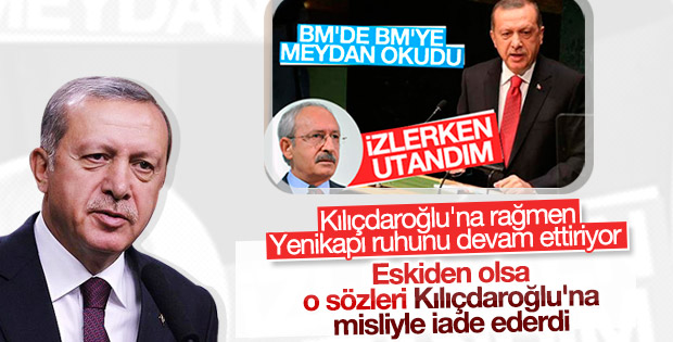 Erdoğan'dan Kılıçdaroğlu'nun 'utandım' sözlerine cevap