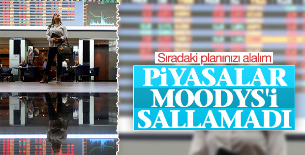Piyasalar Moody's'in kararından etkilenmedi