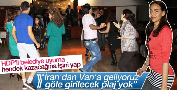 İranlı turist Van Gölü'ne girmek istiyor