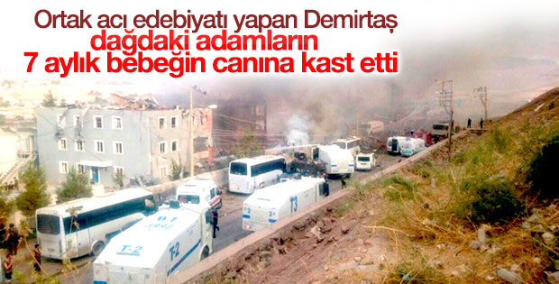 Cizre'deki hain saldırıda 7 aylık bebek yaralandı