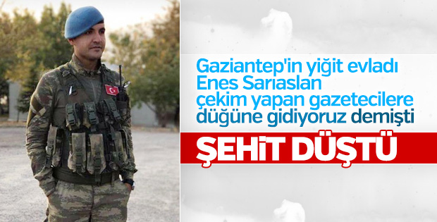Afrin şehidinin ateşi Gaziantep’e düştü