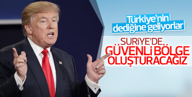 Trump: Suriye'de güvenli bölge oluşturacağız
