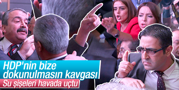 Dokunulmazlık toplantısında kavga çıktı
