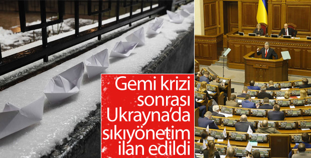 Ukrayna'da 30 günlük sıkıyonetim kararı