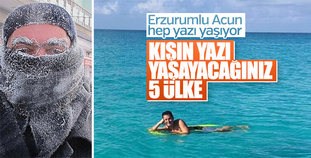 Kıştan kaçıp yazı yaşayacağınız ülkeler